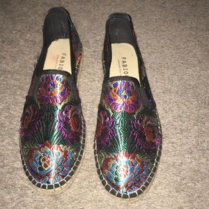Embroidered espadrilles